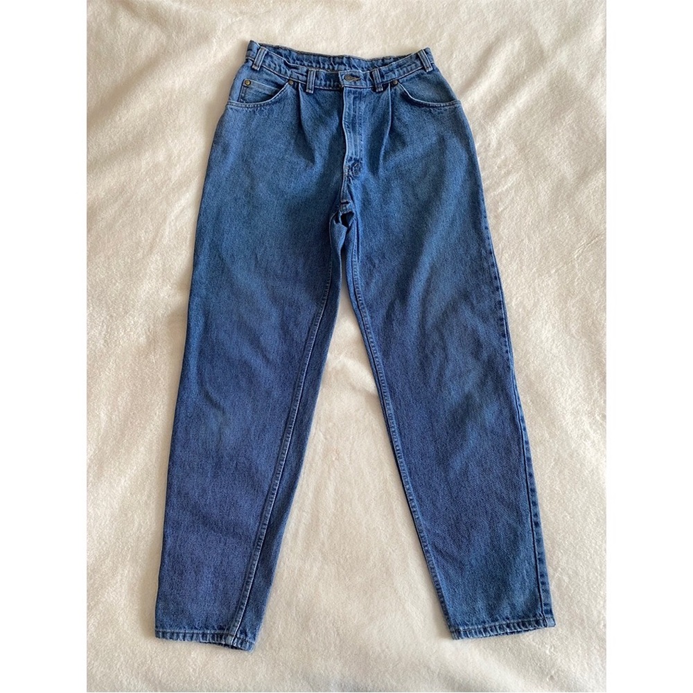 RARE Vintage Levi Denim | “big E” | made in Canada | high rise, pleated